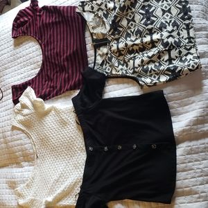 Lot of 4 crop tops